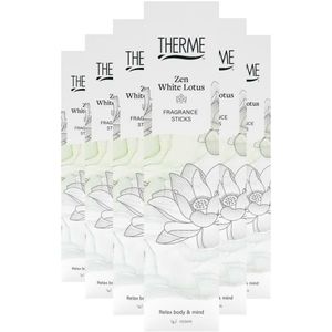 6x Therme Geurstokjes Zen White Lotus 100ml