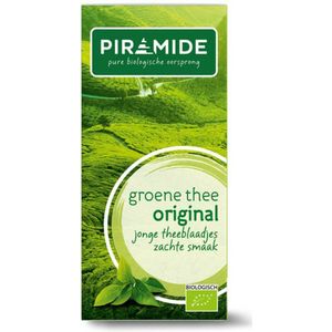 3x Piramide Groene Thee Original Bio 20 stuks