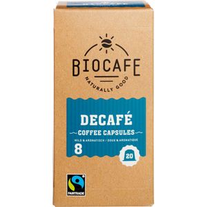 6x Biocafe Koffiecups Decafé 100 gr