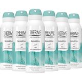 6x Therme Anti-Transpirant Sensitive Spray 125 ml