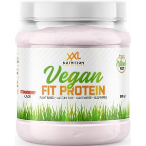 XXL Nutrition Fit Protein Vegan Aardbei 500 gr