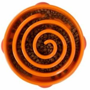 Outward Hound Dog Fun Feeder Swirl Large Oranje 29 x 29 x 6 cm