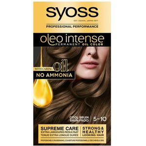 1+1 gratis: Syoss Oleo Intense Haarverf 5-10 Cool Bruin