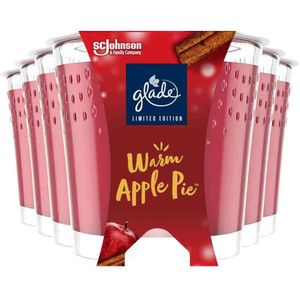 Glade Geurkaars - Limited Edition - Warm Apple Pie - 6 x 129G