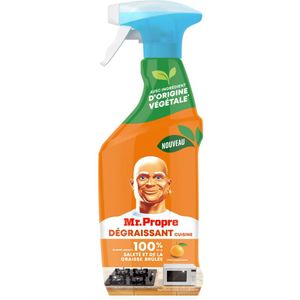 2+1 gratis: Mr. Propre Keukenontvetter Spray Mandarijn Boost 500 ml