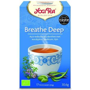 3x Yogi tea Breathe Deep Biologisch 17 stuks