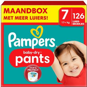 Pampers Baby Dry Luierbroekjes Maat 7 (17+ kg) 126 stuks