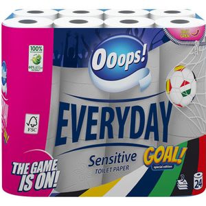 Ooops! Toiletpapier Everyday Sensitive EK 2024 Special Edition 3-laags 24 stuks