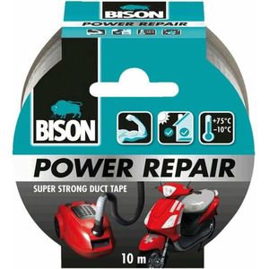 6x Bison Tape Power Repair Grijs 10 meter