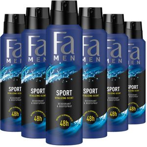 6x Fa Men Deodorant Spray Sport 150 ml