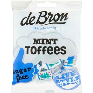 De bron Suikervrije Mint Toffee 90 gr