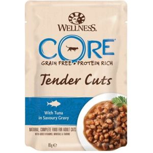 Wellness Core Kattenvoer Tender Cuts Tonijn 85 gr