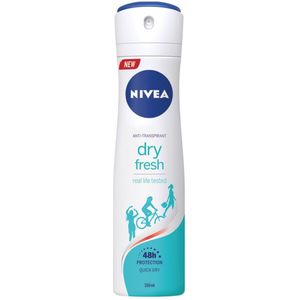 3x Nivea Deodorant Spray Dry Fresh 150 ml