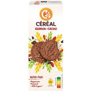 6x Céréal Koekjes Quinoa Cacao 132 gr