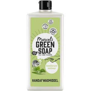 6x Marcel's Green Soap Afwasmiddel Basilicum & Vetiver Gras 500 ml