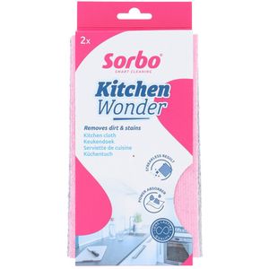 Sorbo Microvezel Switch Wondervaatdoek 32x38 cm 2 stuks