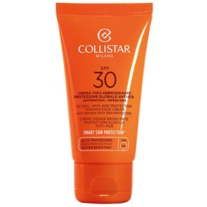 2x Collistar Globale Anti-Age Protection Tanning Face Cream SPF 30 50 ml