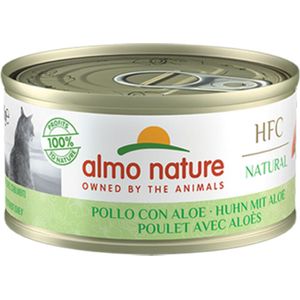 24x Almo Nature HFC Natural Kattenvoer Kip met Aloë 70 gr