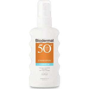 3x Biodermal Zonnebrand Hydraplus Spray SPF 50+ 175 ml