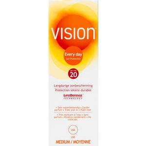 2x Vision Zonnebrand Every Day Sun SPF 20 180 ml