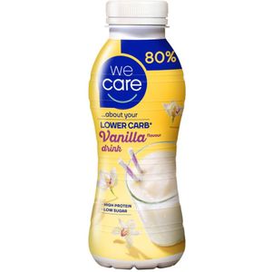 3x WeCare Lower Carb Drink Vanille 330 ml