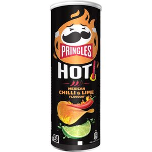 3x Pringles HOT Mexican Chilli & Lime 160 gr