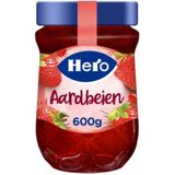 Hero Jam Aardbeien 600 gr