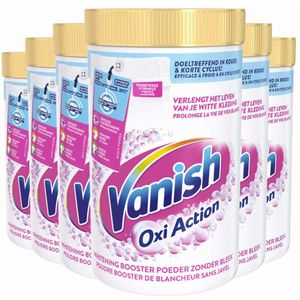 6x Vanish Whitening Booster Poeder Witte Was 1500 gr