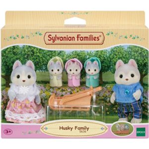 Sylvanian Families 5636 Familie Husky-fluweelzachte Speelfiguren