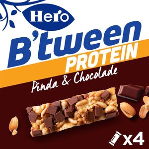 12x Hero B'tween Protein Pinda & Chocolade 4x24 gr