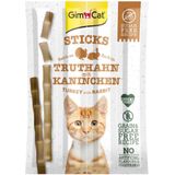 GimCat Sticks Kalkoen - Konijn 4 stuks