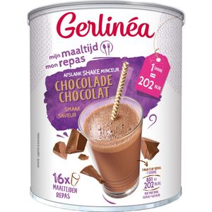 6x Gerlinea Milkshake Chocolade 436 gr