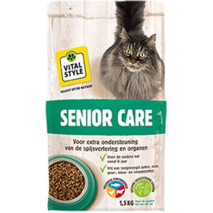 VITALstyle Kattenvoer Care Senior 1,5 kg