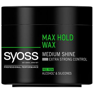 6x Syoss Max Hold Cream Wax 150 ml