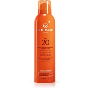 2x Collistar Moisturizing Tanning Spray SPF20 200 ml