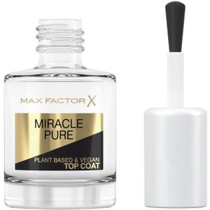 2x Max Factor Miracle Pure Vegan Nagellak Top Coat 12 ml