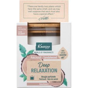 Kneipp Geurkaars Deep Relaxation - Sandalwood en Patchouli