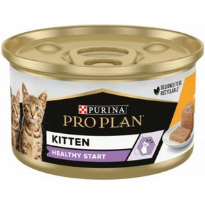 24x Pro Plan Cat Blik Mousse Kitten Kip 85 gr