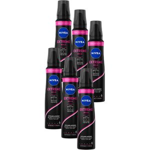 6x Nivea Haarmousse Extreme Hold 150 ml