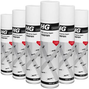 6x HG X Spray Tegen Mieren 400 ml