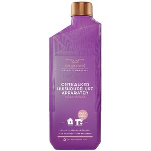 6x Bruynzeel Cosmetic Homecare Ontkalker Huishoudelijke Apparaten Power Formule Citroen 1 liter