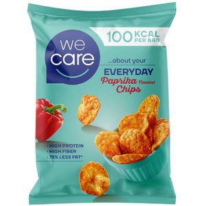 8x WeCare Everyday Chips Paprika 1 x 25 gr