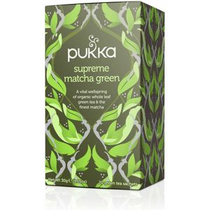 4x Pukka Thee Supreme Matcha Green 20 stuks