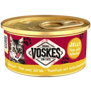 Voskes Kattenvoer Nat Tonijn met Geelstaart 85 gr