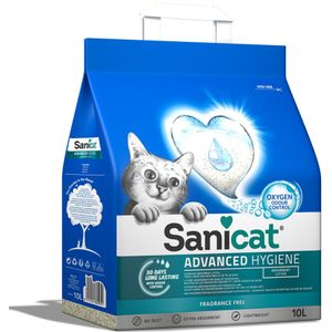 Sanicat Kattenbakvulling Advanced Hygiene 10 liter