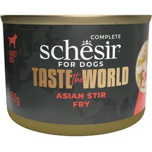 8x Schesir Taste The World Hond Asian Stir Fry 150 gr