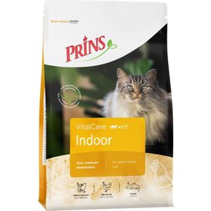 6x Prins VitalCare Indoor Kattenvoer 400 gr