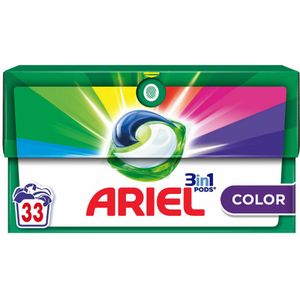 2+2 gratis: Ariel 3in1 Pods Wasmiddelcapsules Color 33 stuks