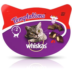 8x Whiskas Snack Temptations Rund 60 gr