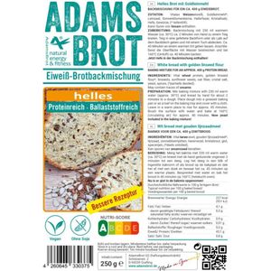 3x Adams Brot Broodmix Helles 250 gr
